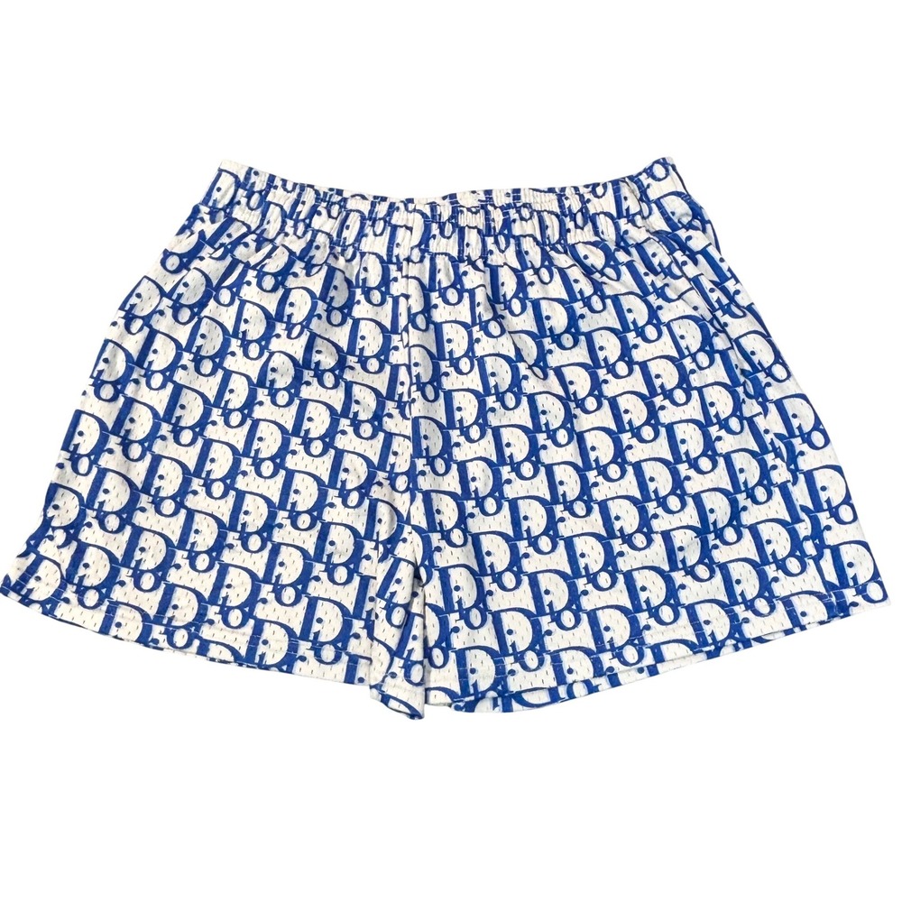 Bravest studios Dior mesh shorts men's large blue white